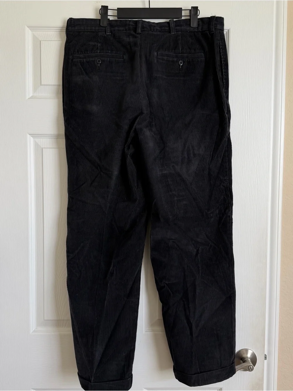 Brooks Brothers Black Corduroy Pants